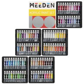 Ca-apt-1033 Meeden Heavy Body Acrylic Paint Sets 100 Colors Art Tubes For Canvas W