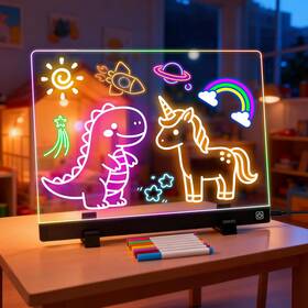 Mokoqi 445009276224 16-inch Led Drawing Board For Kids Light Up Doodle Glow Tablet