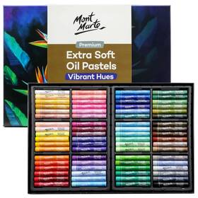 B0bvpg3hw3 Mont Marte Extra Soft Oil Pastels 72pc Assorted Bright Colors Vibrant And Butt
