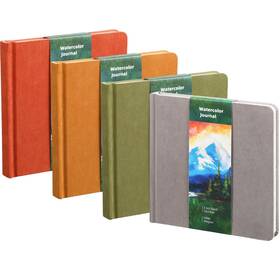 Paper-34 Mooliwe 4 Pcs Watercolor Travel Journal Sketchbook Painting 5 X
