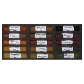 Mount Vision Pastel Company 810880013546 15-piece Dark Earth Set