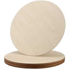 Mouyat-04262149 Mouyat 10 Pack 14 Inch Round Wood Circles 1/8 Thick Unfinishe... Fast Ship