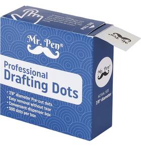 Mr. Pen 853126008203 Pen- Professional Drafting Tape 500 Pieces Dots Art
