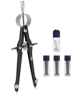 B07fwg5sjp Mr. Pen Pen- Professional Compass With Lock Black For Geometry Drafting C