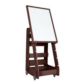58297614 Multifunctional Kids Standing Art Easel Dry-erase Board -coffee Kidsft With - Color B