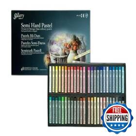 B004wqgihm Mungyo Gallery Semi-hard Pastels Cardboard Set Of 48 - Assorted Colors Mpl