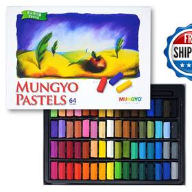 B01hfjjlnu Mungyo Soft Pastel Set 64 Vibrant Colors For Artists Smooth Blendable Square