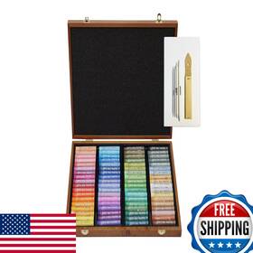 Mungyo B07wmzvxgb Gallery Artists Soft Oil Pastels Wood Set Of 72 Assorted Colorsmopv-72w