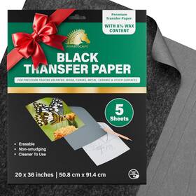 Myartscape 711274464978 Graphite Transfer Paper - 20 Inch X 36 5 Sheets Waxed Carbon For Traci
