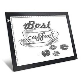 Ms-a4b Myers A4 Dimmable Led Artcraft Light Box Tracer Slim Pad Portable Tablet Black
