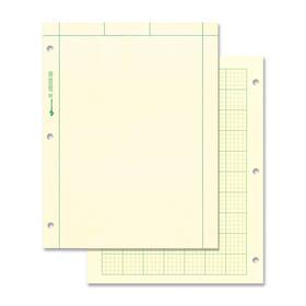 42389 National Computation Pad 5 X Quad Ruling And Unruled 8.5 Inch 11 200 Shee