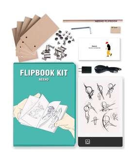 Fbk2005-7p Neeho Flip Book Kit Flipbook With Light Pad For Drawing And Tracing