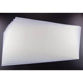 B09xr312xl Neglex 10pcs 10mil Blank Mylar Stencil Sheets 12x24 Inch Milky Translucent Pet Craft