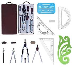 Uhm-88670 Newsource Drawing Tools And Drafting Kits Heavy Geometry For Compass 14pc