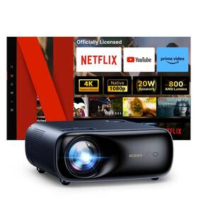 Pj40 Nexigo 766214654773 Ultra Outdoor Netflix Projector Officially Licensed Netflix/youtube