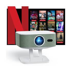 E2-pro Nicpow Smart Outdoor Projector 4k With Wifi And Bluetooth Built-i