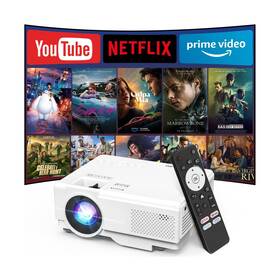 Nisoo 850070845403 Netflix Officially Smart Projector With Wifi And Bluetooth