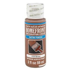 No 028995172182 Homefront Satin Brown Hobby Paint 2 Oz