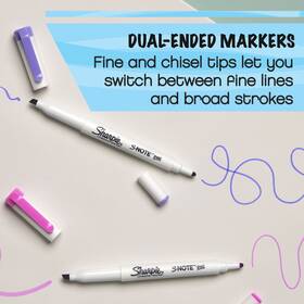 No 071641198180 Dual-ended Creative Markers Assorted Colors Fine And Chisel Tips
