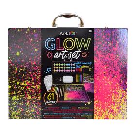 No 673468670612 Glow And Neon Drawing Painting Art Set For Children Adults 61 Pieces