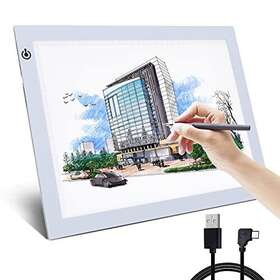 Nxentc 723800724647 A4 Silver Led Trace Light Pad Table Usb Power Tracing
