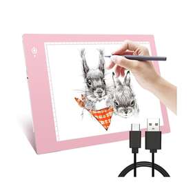 Gge06 Nxentc Rechargeable A4 Light Pad For Tracing Usb Powered Table With Adjustabl
