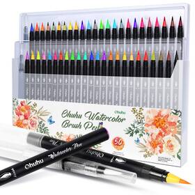 B078y4ln62 Ohuhu Professional Watercolor Brush Markers Pen 48 Colors Of Water Based Drawin