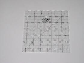 1071798 Olfa Qr-6s 6 1/2 Inch Square Frosted Acrylic Ruler #1071798