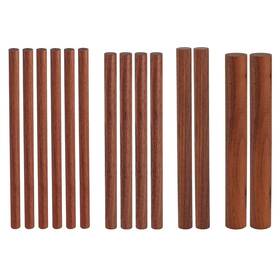 Wood-oc0002-82-eu13 Olycraft Olycrfat 14 Pcs 4 Size Walnut Dowel Rods 6 Inch Length Wood Sticks