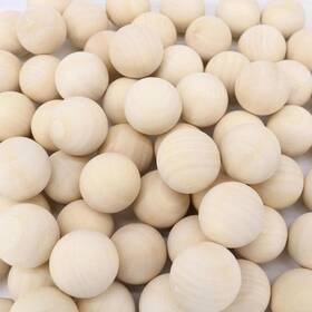 Ww-7msv-q492 Omufbto 50 Pcs 1 Inch Unfinished Wooden Round Balls For Diy Crafts And Projects