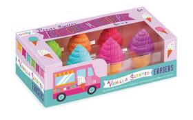 112-061 Ooly Petite Sweets Ice Cream Shoppe Scented Erasers - Set Of 6