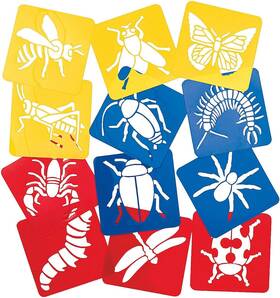 Oriental Trading Company #56/36 Big Bug Stencils - Educational And Creative Learning Activities