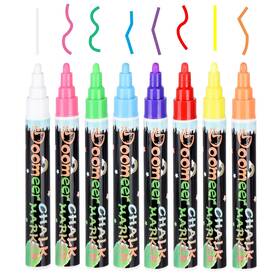 Yh-pen-8 Ottopt Liquid Chalk Markers 8 Color 6 Mm Medium Tip Erasable Marker Pens For Blackb