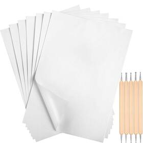 Fabric-01 Outus White Carbon Transfer Paper 11.7 X 8.3 Inch Tracing Graphite Cop