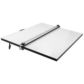 Pacific Arc 038236062004 Table Top Drawing Board With Parallel Bar White 16 Inches By 21