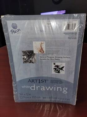 Pacon 045173862772 Creative Products L4130bts Artist General Drawing Paper 9x12 200 Sheets
