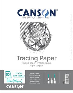 5a0024n6-1g811 Pacon Canson Artist Series Tracing Paper Pad 11 Inch X14 -50 Sheets