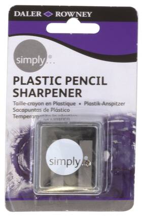 5a0027qs-1gb2h Pacon 12 Pack Daler-rowney Simply Plastic Pencil Sharpener-black