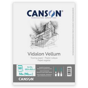 5a0036b5-1h7d1 Pacon Canson Artist Series Vidalon Vellum Pad 9 Inch X12 -fold Over 50 Sheets - 5a0036b5-1h