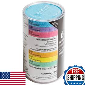 B00kif8x2o Panpastel Golden Pearlescent Artist Pastels Set - 6 Colors Professional Grade