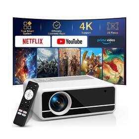 Qk06 Panseba Netflix-officially-licensed 4k Smart Projector With Wifi