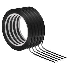 Pta221229tt0272eu Patikil 1/8 Inch Whiteboard Tape 5 Pack Thin Dry Erase X 72 Yard Black