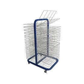 15-00604 Pearington 50 Removable Shelves Art Drying Rack Mobile Case For Artwork In