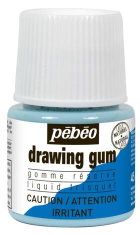Pe033000 Pebeo Easy Peel Liquid Latex Masking Fluid - Drawing Gum Dries Quickly Fo