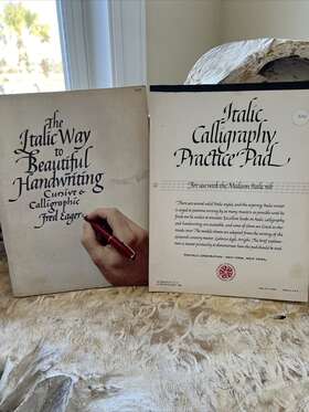 015901 Pentalic Corp The Italicway Ti Beautiful Writing Fred Eager And Calligraphy Practice Pad