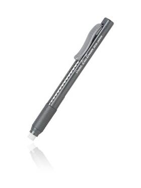Ze22c Pentel Ze22 Click Eraser Holder With Grip Blue