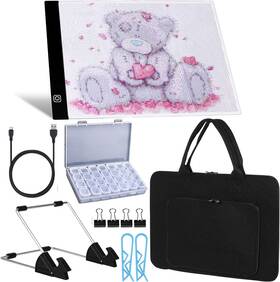 Pd076 Perzodo A4 Led Light Pad For Diamond Paint Kits Super Bright Usb Powered Board Ki