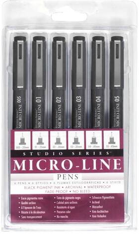 314826 Peter Pauper Press Studio Series Micro-line Pens Set - Brand New