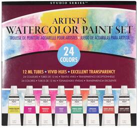 318008 Peter Pauper Press Studio Series Artists Watercolor Paint Set - Brand New
