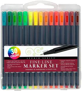 322036 Peter Pauper Press Studio Series Fine-line Marker Set - Brand New